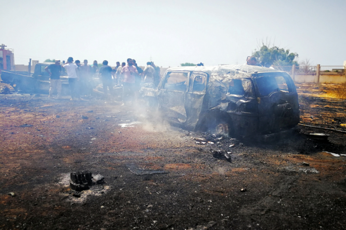 En bilbombe har nettopp gått av i Benghazi i Libya den 11. Juli. Hva ble Libya etter 2011?																REUTERS/Ayman al-Warfalli