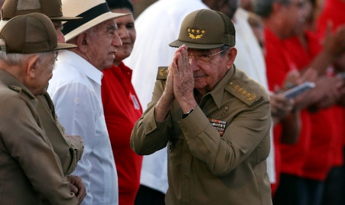 Raùl Castro, Cubas president, under markeringen av 26. juli 1953 i år, han er en av mange definert som diktator etter våre vestlige prinsipper																				Foto: Alejandro Ernesto/Pool Photo via AP