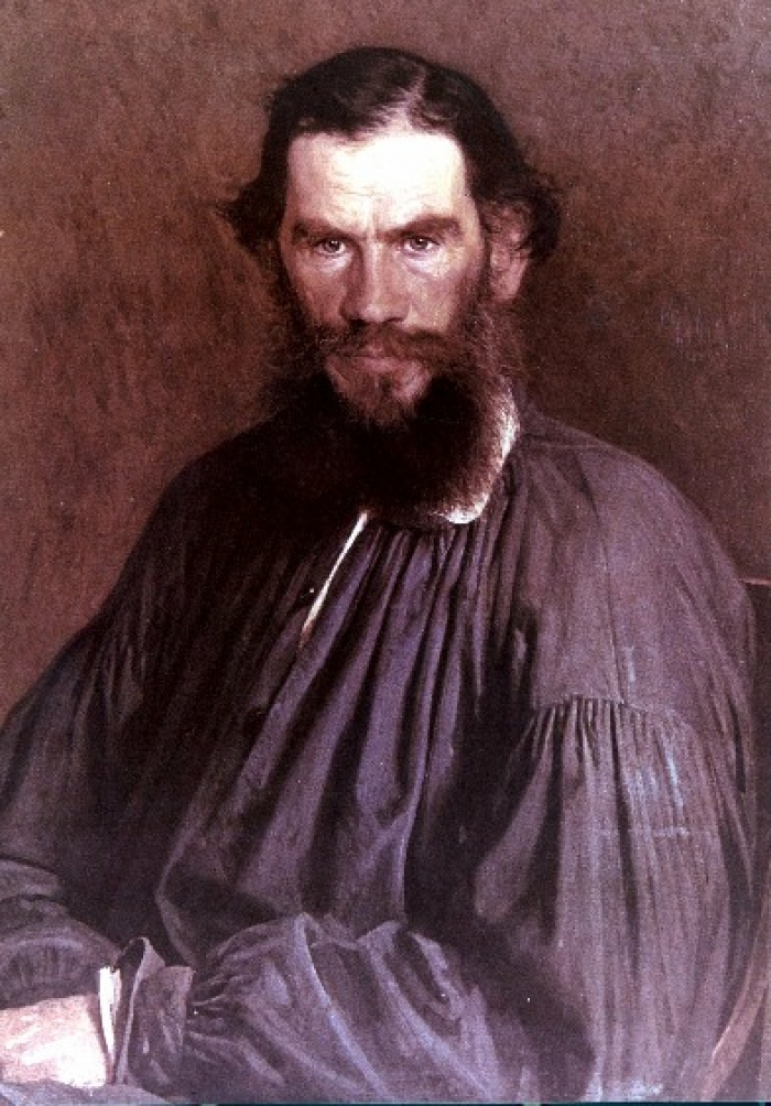 Arkiv: Lev Nikolajevitsj Tolstoj (1828-1910). Russisk forfatter. Portrett av I. Kramskoj. 				Foto: NOVOSTI / SCANPIX