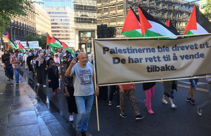 I solidaritet med Palestina