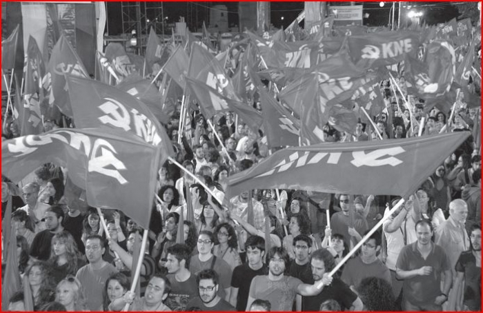 Det greske kommunistpartiet mobiliserer foran valget.