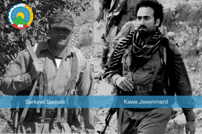 To opprørske ledere i Øst-Kurdistan