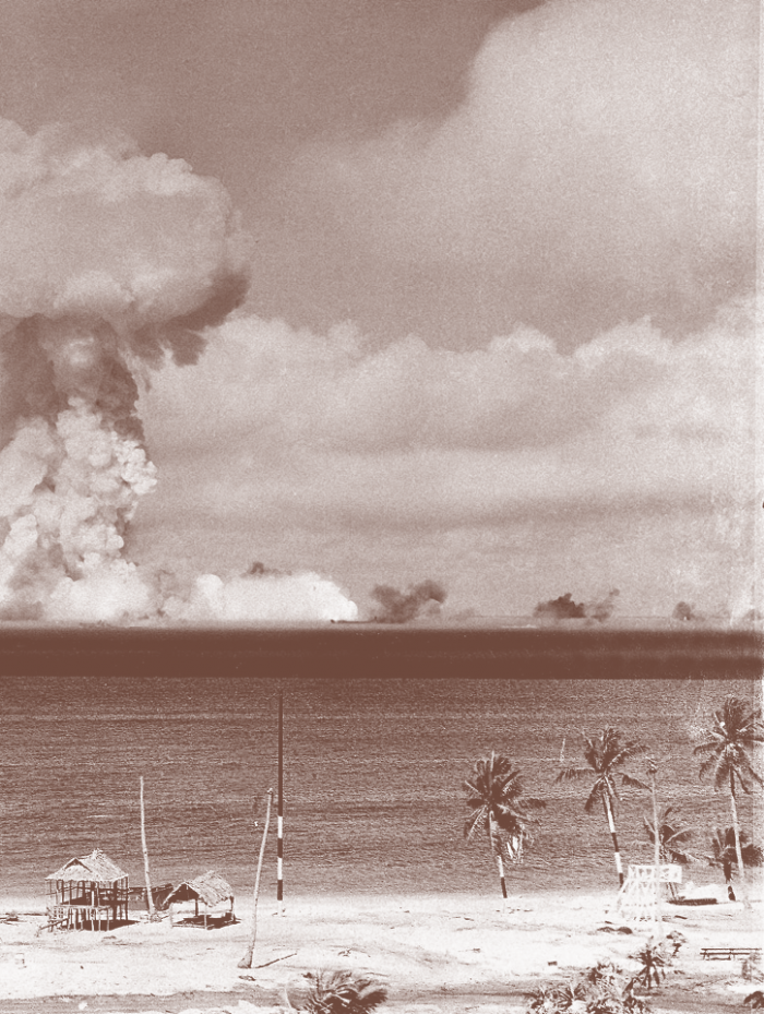 Marshalløyene, 1. juli 1946 under testing av atombomber.							AP Photo/Joint Task Force One, File