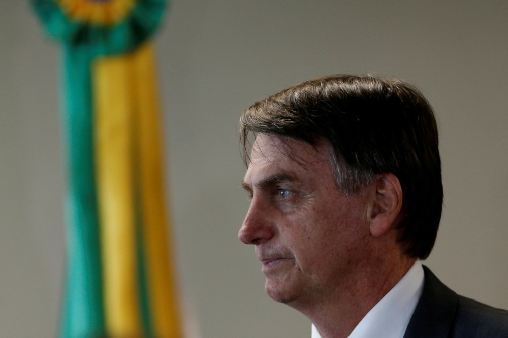 Brazil's President Jair Bolsonaro REUTERS/Adriano Machado - RC1876A15990/File Photo
