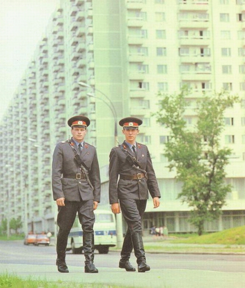 I sovjet-tiden: Politiet bar ikke våpen