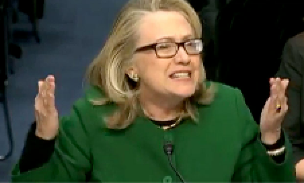 Hillary Clinton er fortvilet