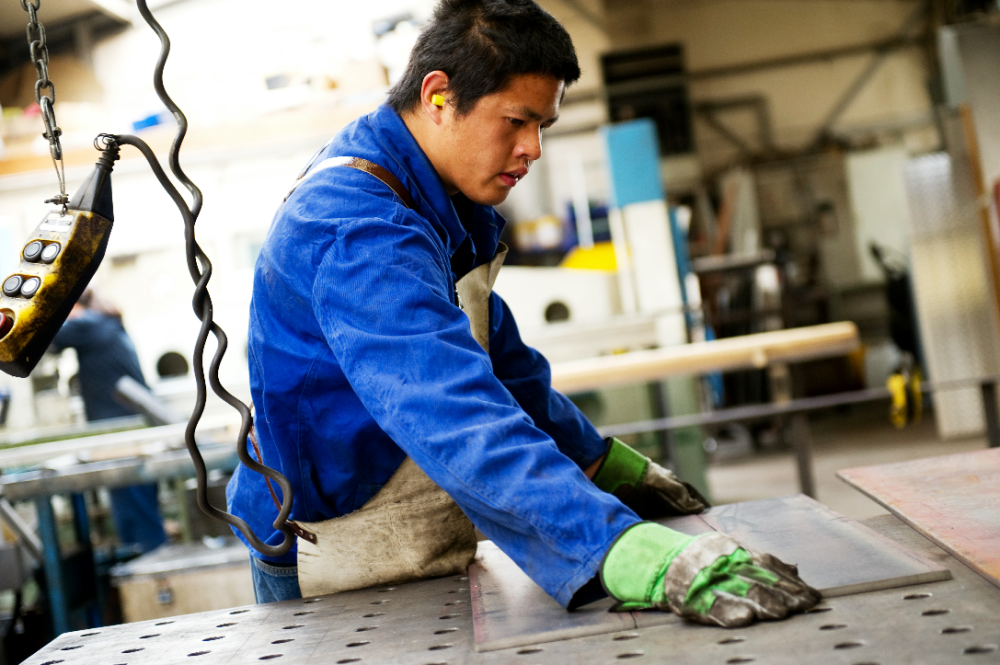 Illustrasjonsfoto: Metallarbeider														 Foto: Jan Haas / NTB scanpix