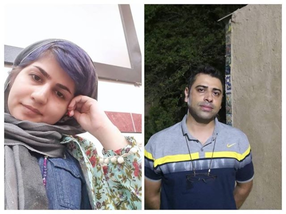 Dette er bildene til demonstrasjonen og i tillegg bildene til representant for arbeidstakere Esmael Bakhshi  og journalist Sepideh Gholian.